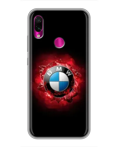 Чехол для Xiaomi Redmi Note 7 с картинкой «Логотип BMW — вспышка»