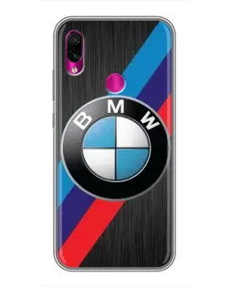 Чехол для Xiaomi Redmi Note 7 с картинкой «BMW M-stripes стиль»