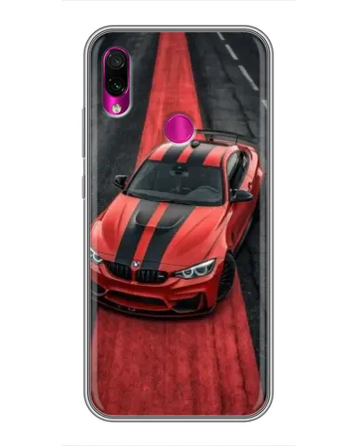 Чехол для Xiaomi Redmi Note 7 с картинкой «BMW на красной дорожке»