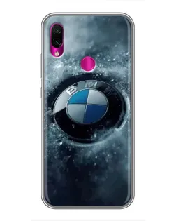Чохол для Xiaomi Redmi Note 7 з картинкою «Логотип BMW — лід»
