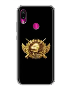 Чехол для Xiaomi Redmi Note 7 с картинкой «PUBG — оранжевый градиент» Чехол для Xiaomi Redmi Note 7 с картинкой «PUBG — оранжевый градиент»