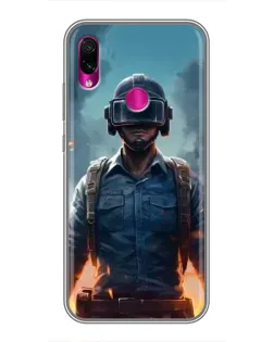 Чохол для Xiaomi Redmi Note 7 з картинкою «PUBG — реалістичний герой»