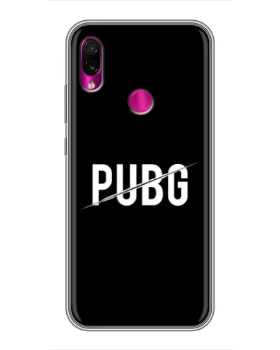 Чохол для Xiaomi Redmi Note 7 з картинкою «PUBG — білий логотип» Чохол для Xiaomi Redmi Note 7 з картинкою «PUBG — білий логотип»