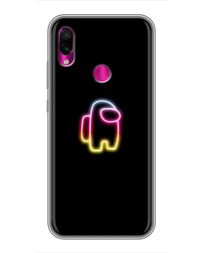 Чехол для Xiaomi Redmi Note 7 с картинкой «Among Us градиент»