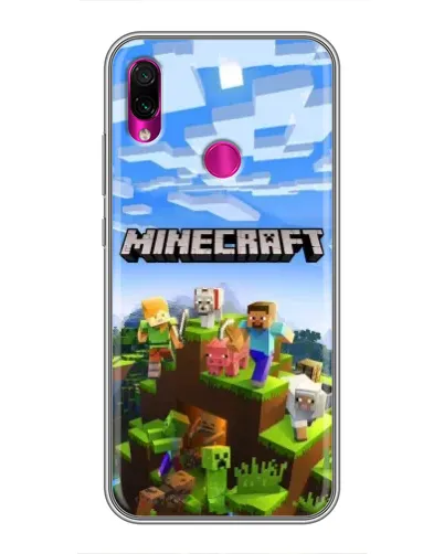 Чехол для Xiaomi Redmi Note 7 с картинкой «Minecraft классический мир» Чехол для Xiaomi Redmi Note 7 с картинкой «Minecraft классический мир»