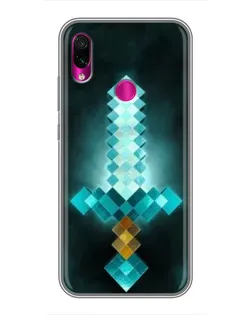 Чохол для Xiaomi Redmi Note 7 з картинкою «Алмазний меч неон» Чохол для Xiaomi Redmi Note 7 з картинкою «Алмазний меч неон»