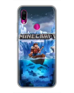 Чохол для Xiaomi Redmi Note 7 з картинкою «Minecraft льодянийсвіт» Чохол для Xiaomi Redmi Note 7 з картинкою «Minecraft льодянийсвіт»