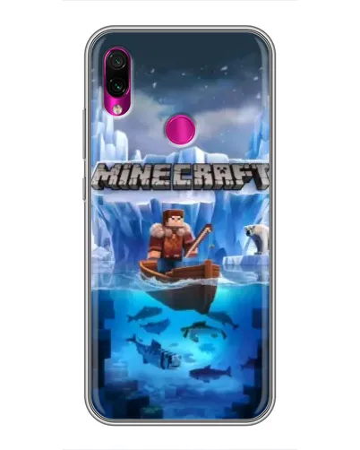 Чехол для Xiaomi Redmi Note 7 с картинкой «Minecraft ледяной мир» Чехол для Xiaomi Redmi Note 7 с картинкой «Minecraft ледяной мир»