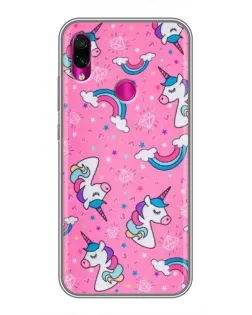 Чохол для Xiaomi Redmi Note 7 з картинкою «Unicorn паттерн рожевий» Чохол для Xiaomi Redmi Note 7 з картинкою «Unicorn паттерн рожевий»