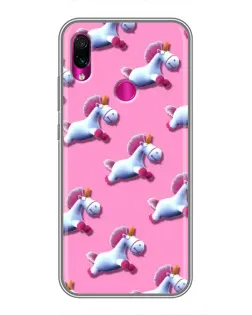 Чохол для Xiaomi Redmi Note 7 з картинкою «Єдинороги на рожевому» Чохол для Xiaomi Redmi Note 7 з картинкою «Єдинороги на рожевому»