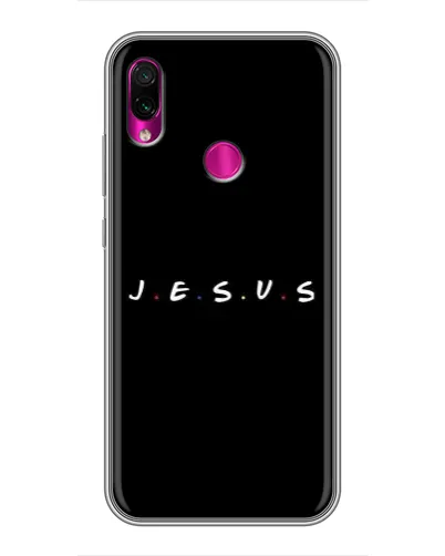Чехол для Xiaomi Redmi Note 7 с картинкой «Точки веры J.E.S.U.S.»