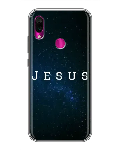Чехол для Xiaomi Redmi Note 7 с картинкой «Звездное небо Jesus»