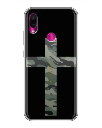 Чехол для Xiaomi Redmi Note 7 с картинкой «Милитари Крест»