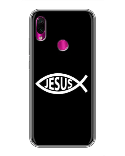 Чехол для Xiaomi Redmi Note 7 с картинкой «Классический Jesus»