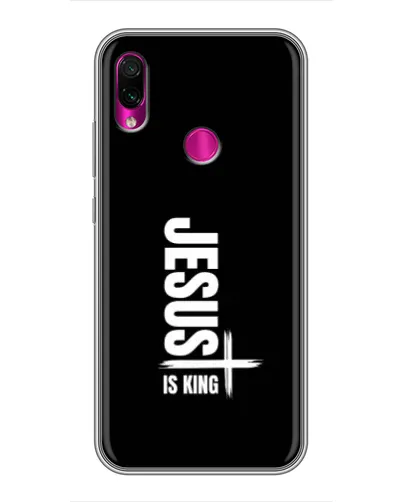 Чехол для Xiaomi Redmi Note 7 с картинкой «Вертикаль веры Jesus»