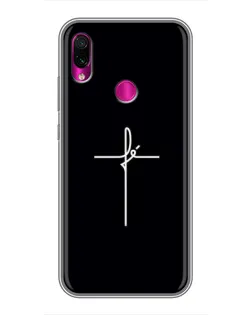 Чехол для Xiaomi Redmi Note 7 с картинкой «Тонкий крест» Чехол для Xiaomi Redmi Note 7 с картинкой «Тонкий крест»