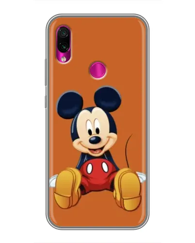 Чохол для Xiaomi Redmi Note 7 з картинкою «Міккі відпочиває»