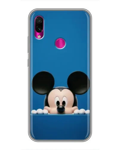 Чохол для Xiaomi Redmi Note 7 з картинкою «Міккі виглядає»