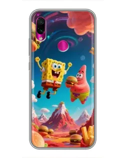 Чохол для Xiaomi Redmi Note 7 з картинкою «Космічний фастфуд» Чохол для Xiaomi Redmi Note 7 з картинкою «Космічний фастфуд»