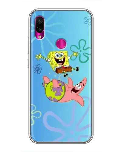 Чохол для Xiaomi Redmi Note 7 з картинкою «Спанч Боб та Патрік» Чохол для Xiaomi Redmi Note 7 з картинкою «Спанч Боб та Патрік»