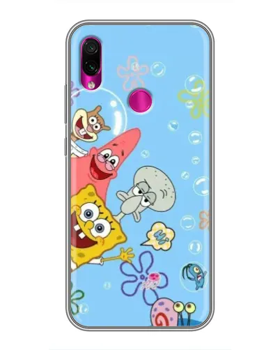Чохол для Xiaomi Redmi Note 7 з картинкою «Веселі бульбашки» Чохол для Xiaomi Redmi Note 7 з картинкою «Веселі бульбашки»