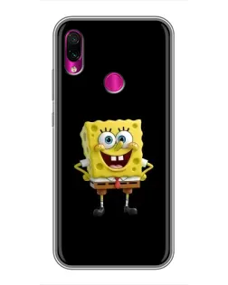 Чохол для Xiaomi Redmi Note 7 з картинкою «Класичний Губка Боб»
