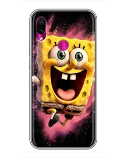 Чохол для Xiaomi Redmi Note 7 з картинкою «Вибуховий Спанч Боб»