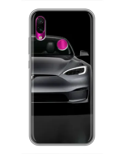 Чехол для Xiaomi Redmi Note 7 с картинкой «Tesla Model S Look»