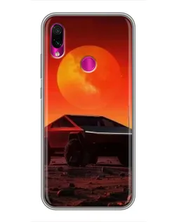 Чехол для Xiaomi Redmi Note 7 с картинкой «Cybertruck на Марсе» Чехол для Xiaomi Redmi Note 7 с картинкой «Cybertruck на Марсе»