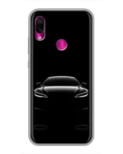 Чехол для Xiaomi Redmi Note 7 с картинкой «Силуэт Tesla Night» Чехол для Xiaomi Redmi Note 7 с картинкой «Силуэт Tesla Night»