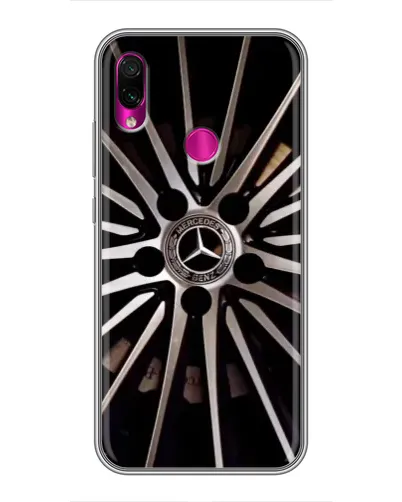 Чехол для Xiaomi Redmi Note 7 с картинкой «Диск Mercedes» Чехол для Xiaomi Redmi Note 7 с картинкой «Диск Mercedes»
