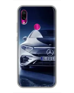 Чехол для Xiaomi Redmi Note 7 с картинкой «Mercedes EQ — будущее»