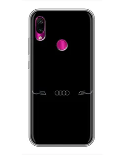 Чехол для Xiaomi Redmi Note 7 с картинкой «Audi — световой подпись» Чехол для Xiaomi Redmi Note 7 с картинкой «Audi — световой подпись»