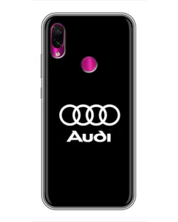 Чехол для Xiaomi Redmi Note 7 с картинкой «Классическое лого Audi» Чехол для Xiaomi Redmi Note 7 с картинкой «Классическое лого Audi»