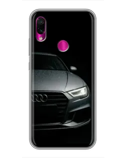 Чехол для Xiaomi Redmi Note 7 с картинкой «Audi — детализация кузова» Чехол для Xiaomi Redmi Note 7 с картинкой «Audi — детализация кузова»