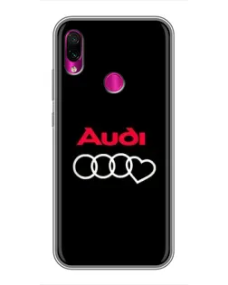Чехол для Xiaomi Redmi Note 7 с картинкой «Логотип Audi Heart» Чехол для Xiaomi Redmi Note 7 с картинкой «Логотип Audi Heart»