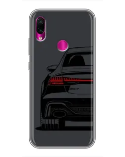 Чехол для Xiaomi Redmi Note 7 с картинкой «Задняя часть Audi — арт»