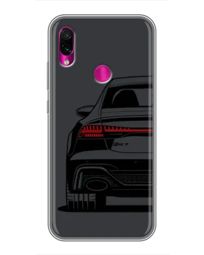 Чехол для Xiaomi Redmi Note 7 с картинкой «Задняя часть Audi — арт»