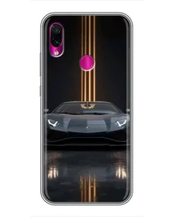 Чехол для Xiaomi Redmi Note 7 с картинкой «Lamborghini золотые линии» Чехол для Xiaomi Redmi Note 7 с картинкой «Lamborghini золотые линии»