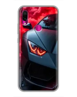 Чехол для Xiaomi Redmi Note 7 с картинкой «Lamborghini красное сияние» Чехол для Xiaomi Redmi Note 7 с картинкой «Lamborghini красное сияние»