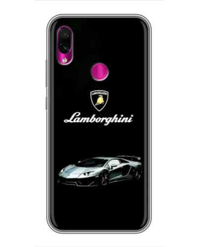 Чехол для Xiaomi Redmi Note 7 с картинкой «Логотип Lamborghini классика»