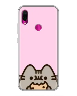 Чохол для Xiaomi Redmi Note 7 з картинкою «Pusheen та печиво» Чохол для Xiaomi Redmi Note 7 з картинкою «Pusheen та печиво»