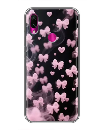 Чехол для Xiaomi Redmi Note 7 с картинкой «Неоновое кружево»