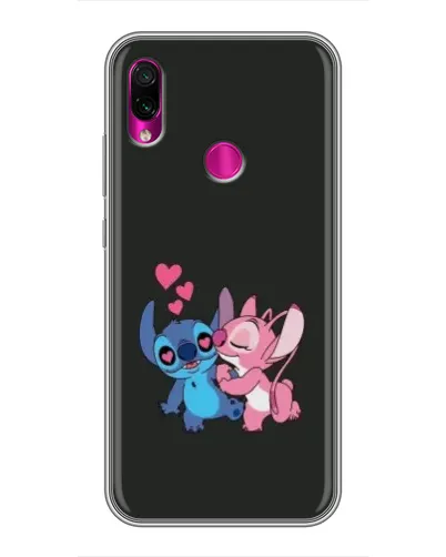 Чохол для Xiaomi Redmi Note 7 з картинкою «Анжел цілує Стіча»