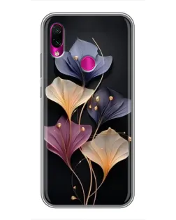 Чехол для Xiaomi Redmi Note 7 с картинкой «Лиловые цветы грации» Чехол для Xiaomi Redmi Note 7 с картинкой «Лиловые цветы грации»