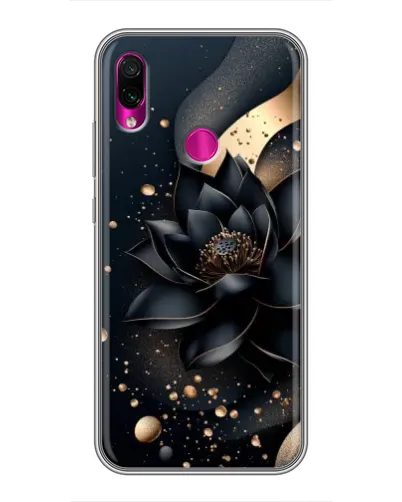 Чехол для Xiaomi Redmi Note 7 с картинкой «Черный лотос»