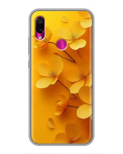Чехол для Xiaomi Redmi Note 7 с картинкой «Золотые лепестки»