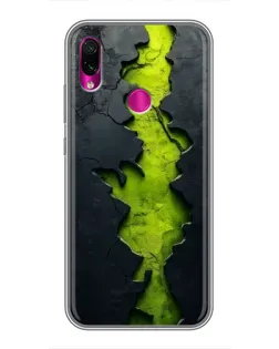 Чехол для Xiaomi Redmi Note 7 с картинкой «Салатовый разлом скалы» Чехол для Xiaomi Redmi Note 7 с картинкой «Салатовый разлом скалы»