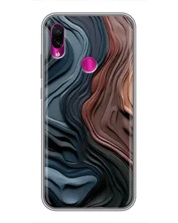Чехол для Xiaomi Redmi Note 7 с картинкой «Цветные волны каньона»