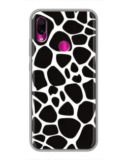 Чехол для Xiaomi Redmi Note 7 с картинкой «Черно-белый жираф»